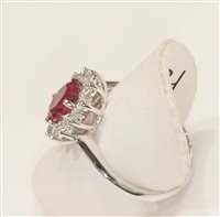 Anello Vidali Gioielli Donna in Oro bianco Zircone ANOR-50-34 - ANOR-50-34